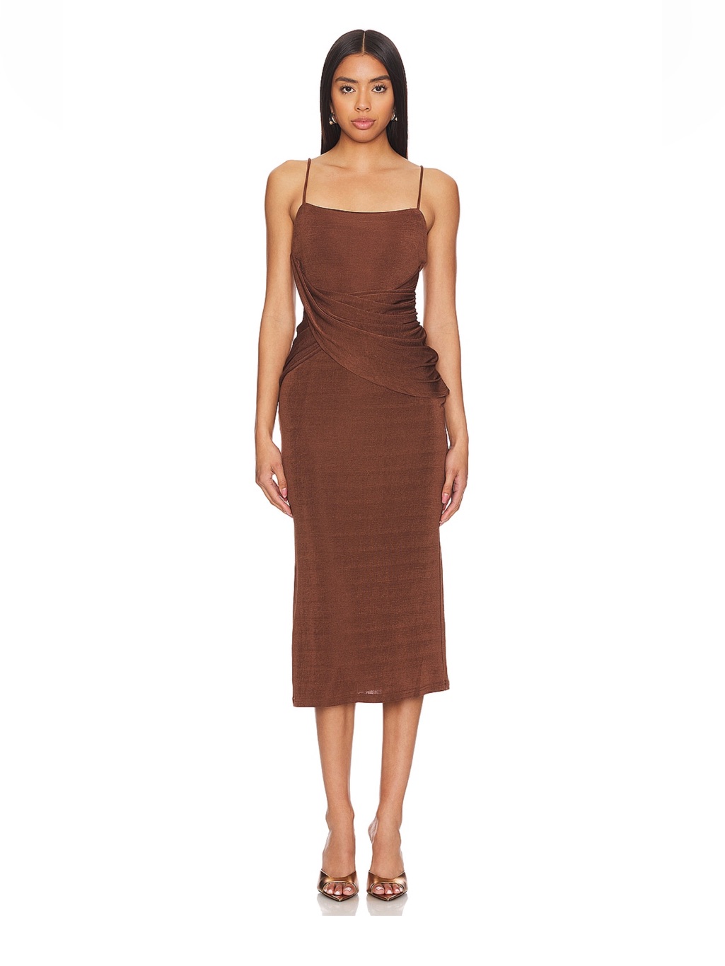 Revolve Significant Other Evelyn Dress In Sienna